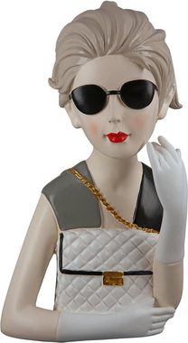 GILDE Dekofigur Figur Lady mit Handtasche (1 St)