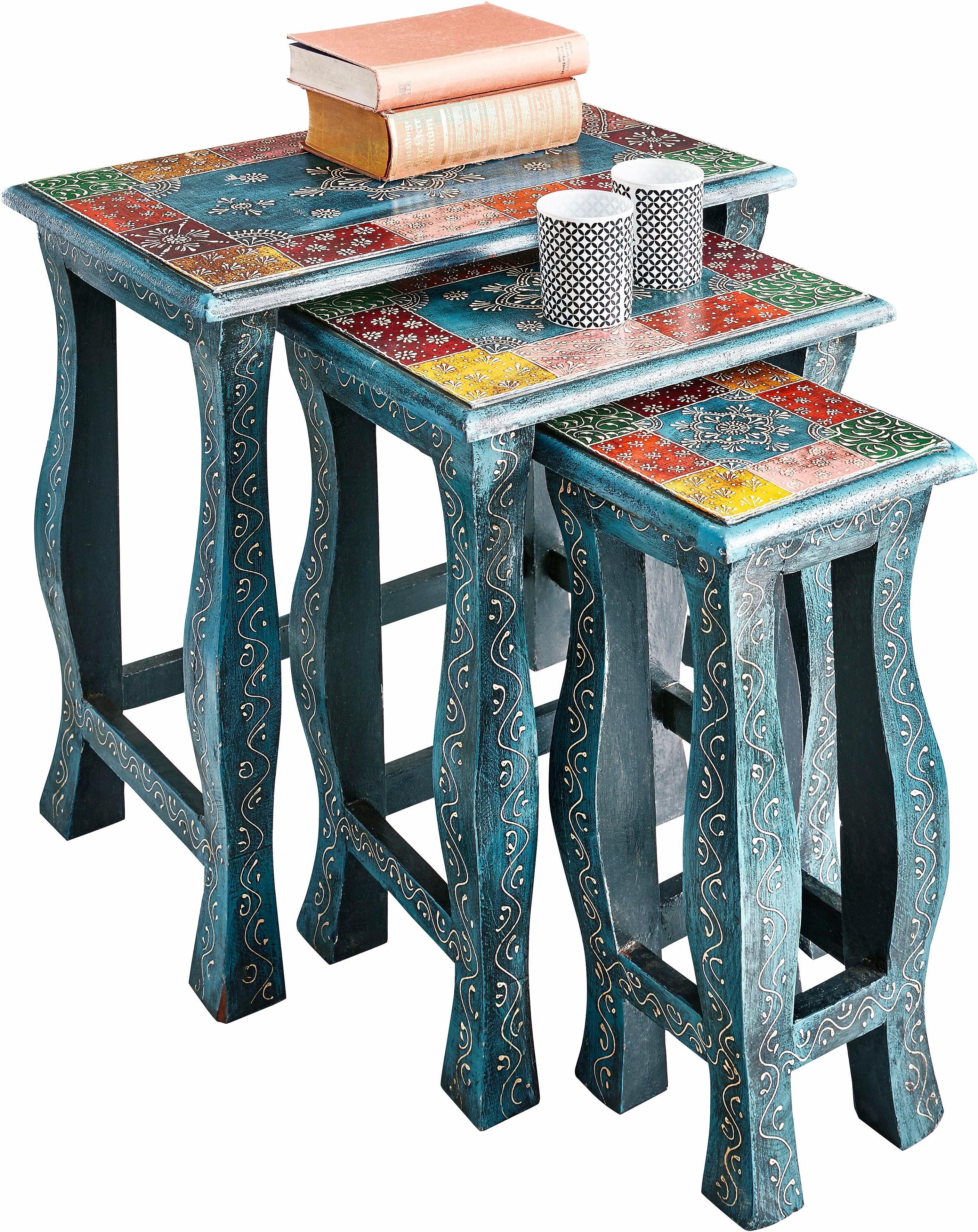 Home affaire Beistelltisch Vivek (Set, 3-St). Reduzierter Preis € 210,85. Unverbindliche Preisempfehlung € 399,99