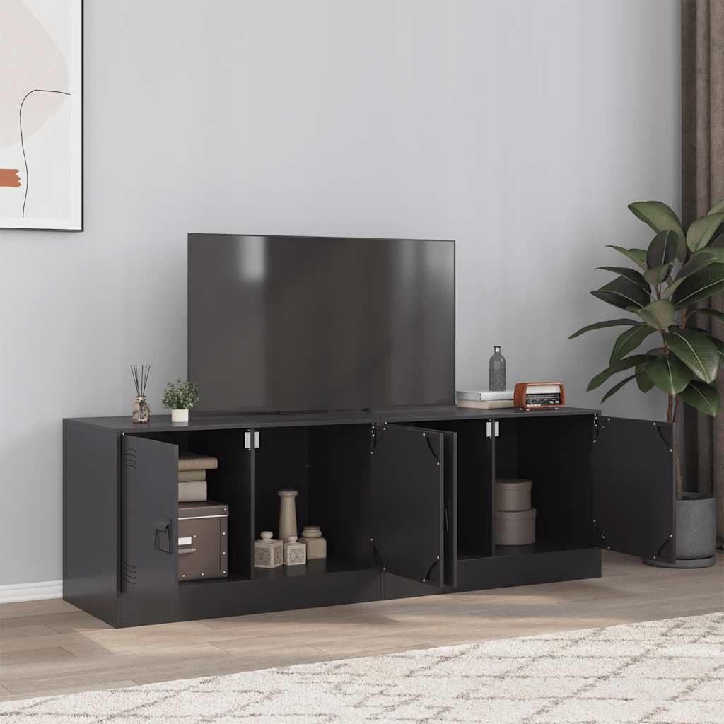 vidaXL TV-Schrank TV-Schränke 2 Stk. Schwarz günstig online kaufen