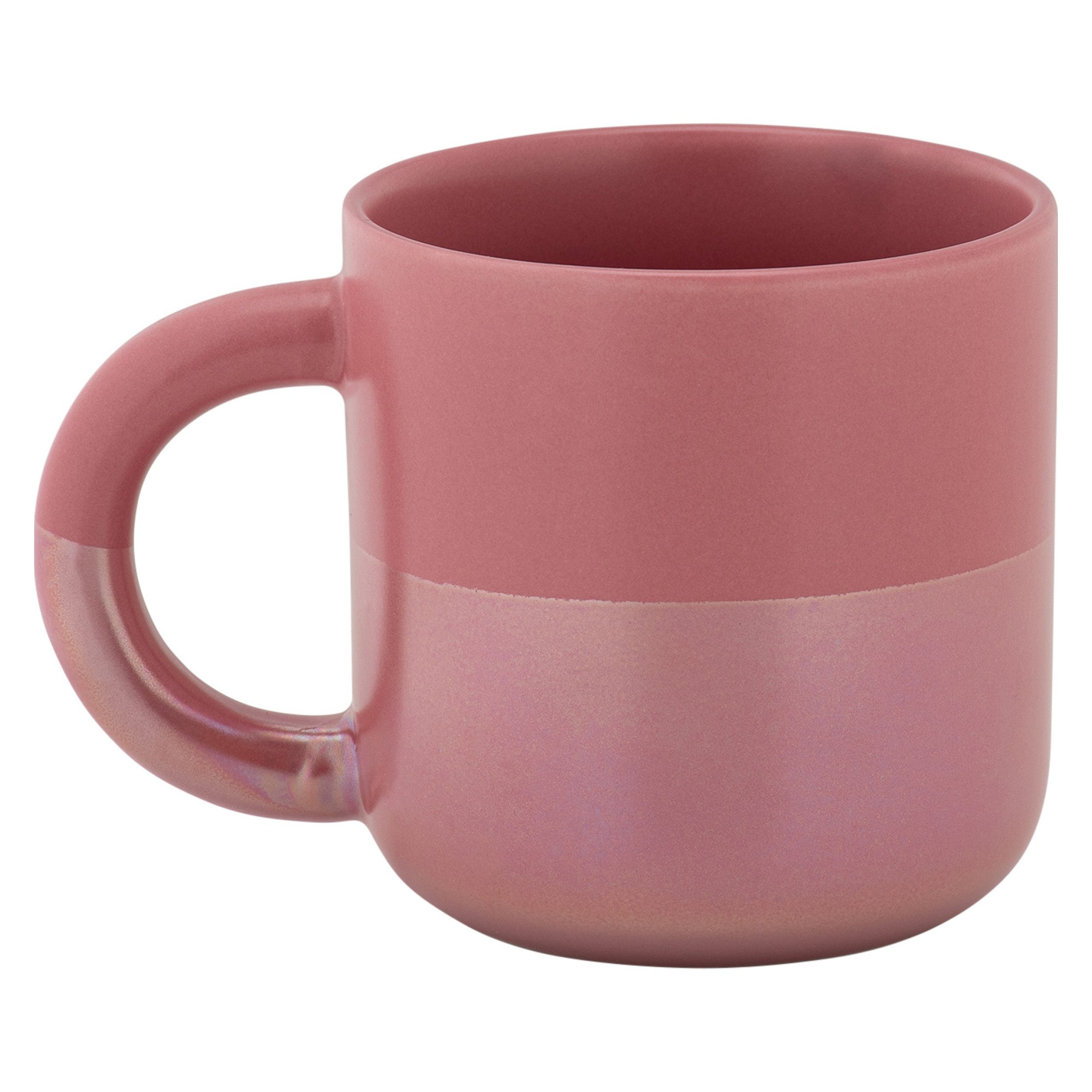 Maxwell & Williams Tasse Horizon, Porzellan, Spülmaschinengeeignet, Rot, Horizon, H: 9cm