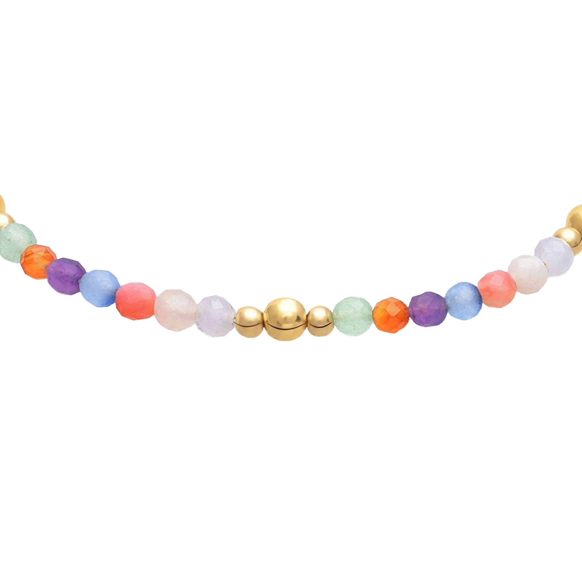 s.Oliver Fußkette Colorful Beads, mit Glasperle