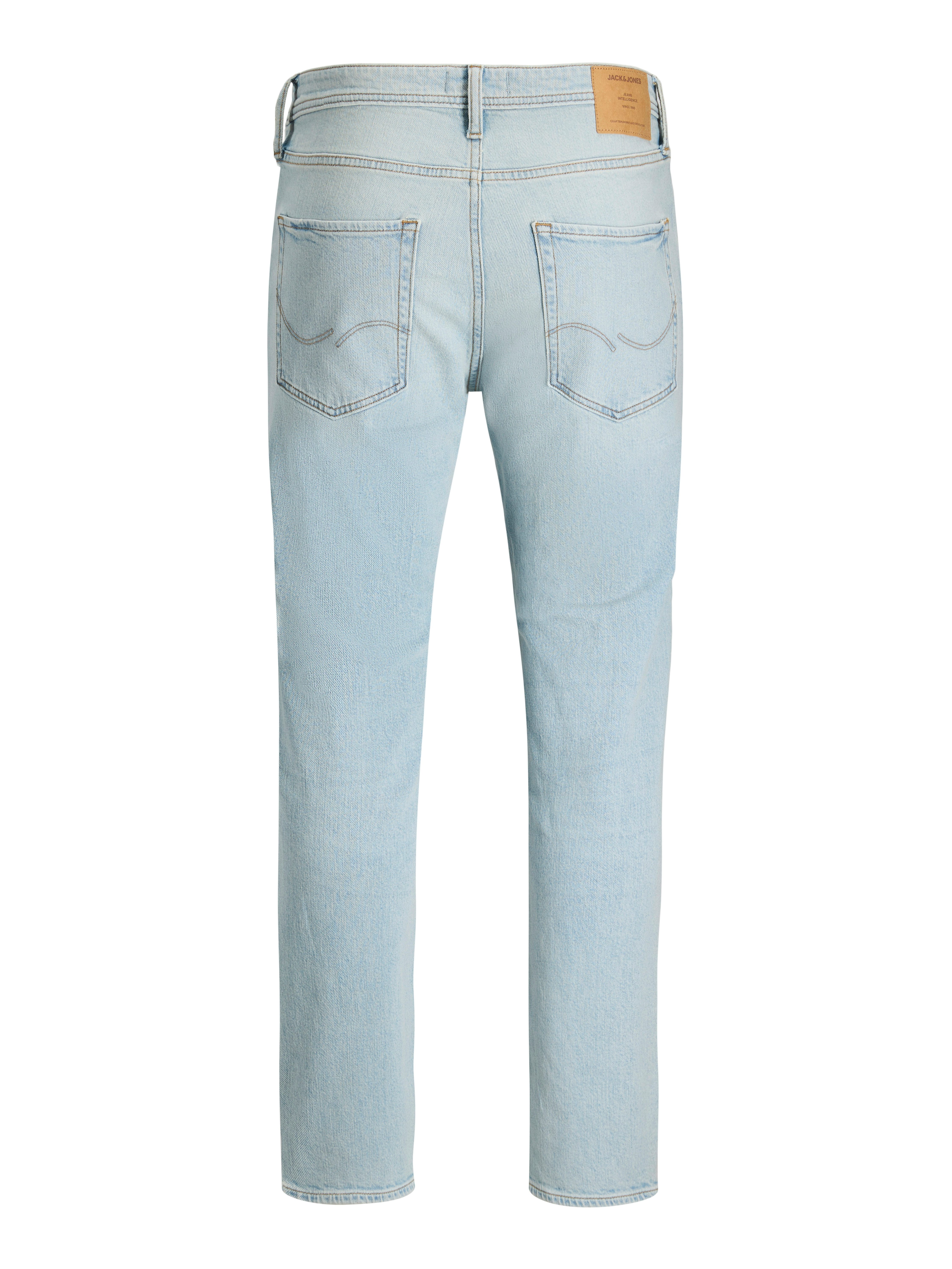 Jack & Jones Regular-fit-Jeans JJICLARK im Used-Look, Stretchkomfort und niedrige Leibhöhe Baumwollmischung, regular fit