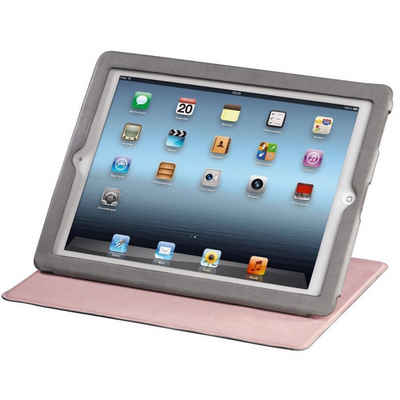 Hama Tablet-Hülle Katy Perry Klapp-Tasche Smart Cover Grau, Schutz-Hülle für Apple iPad 4 3 4G 3G 2 2G als Video-Ständer nutzbar