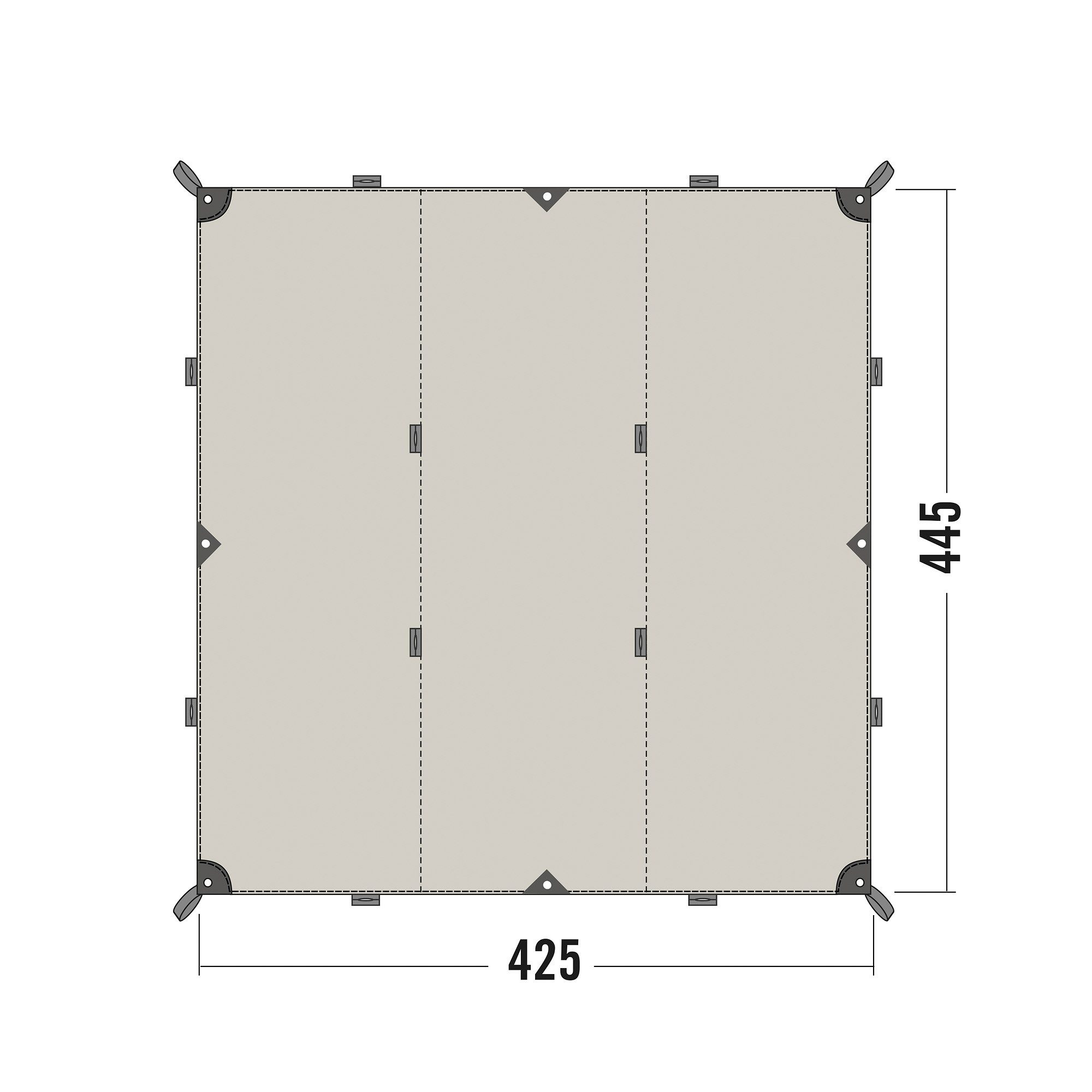 TATONKA® Sonnensegel Tarp 1 TC Tarp