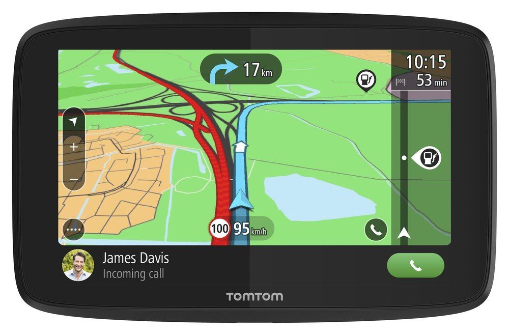 TomTom GO ESSENTIAL 6 Navigationsgerät (Europa (48 Länder), Karten-Updates ohne zusätzliche Kosten (Europa), Auto-Navigation, EU, Lebenslange Kartenupdates)