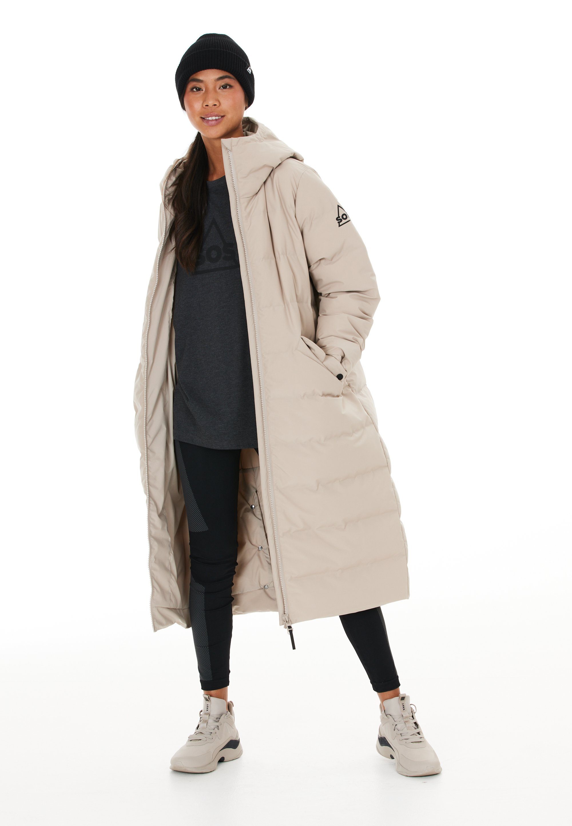 SOS Outdoorjacke Vars mit praktischer Druckknopf-Verstellung