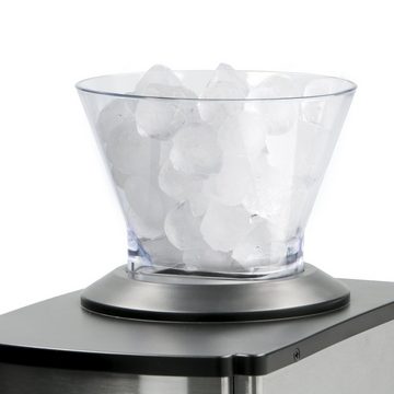 GASTRONOMA Eiscrusher 21114, Edelstahl Ice Crusher für 1 Kilo Eis pro Minute & 3 Liter Fassung