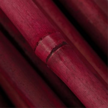 relaxdays Rankhilfe Rote Bambus Pflanzstäbe 120 cm 25er Set