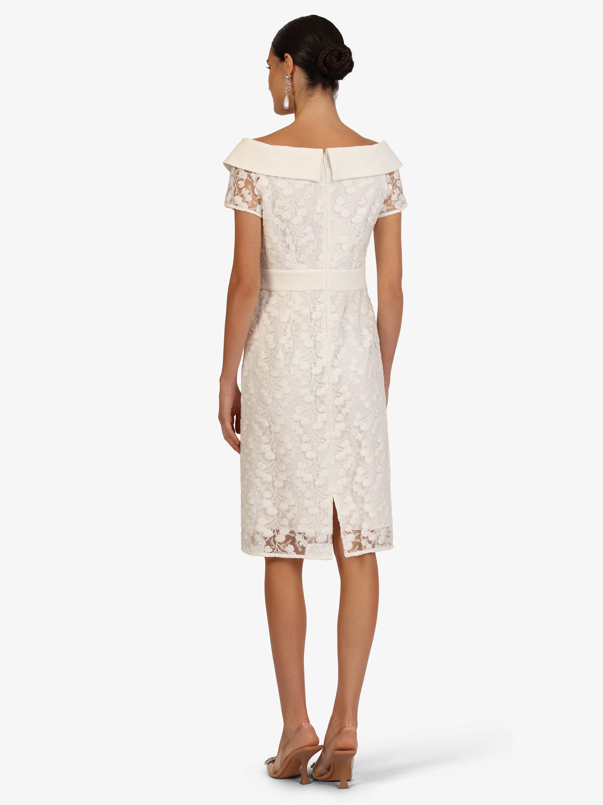 Kraimod Cocktailkleid mit Carmen-Ausschnitt