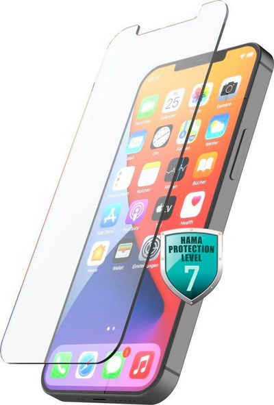 Hama Schutzglas für Apple iPhone 12 mini, langlebig, robust, Mikrofasertuch für Apple iPhone 12 mini, Displayschutzglas