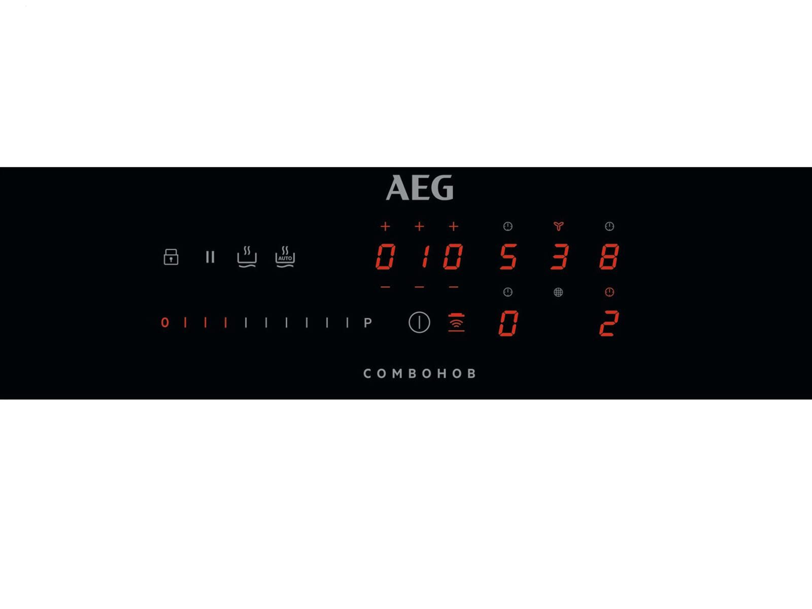 AEG Kochfeld mit Dunstabzug IDE74243IB, Timer