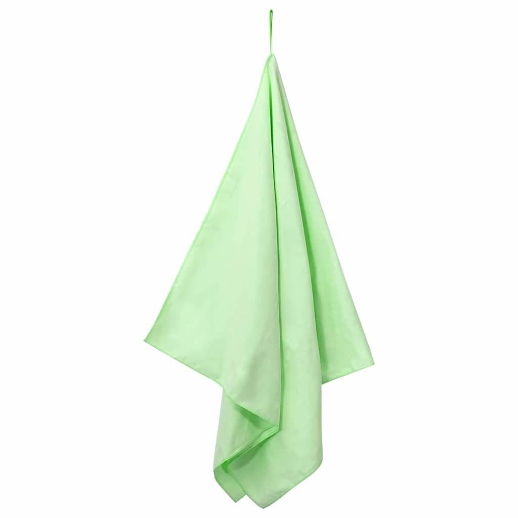 vidaXL Handtuch Sporthandtücher 2 stk. Grün 140 x 70 cm, Polyester und Polyamid (2-St)