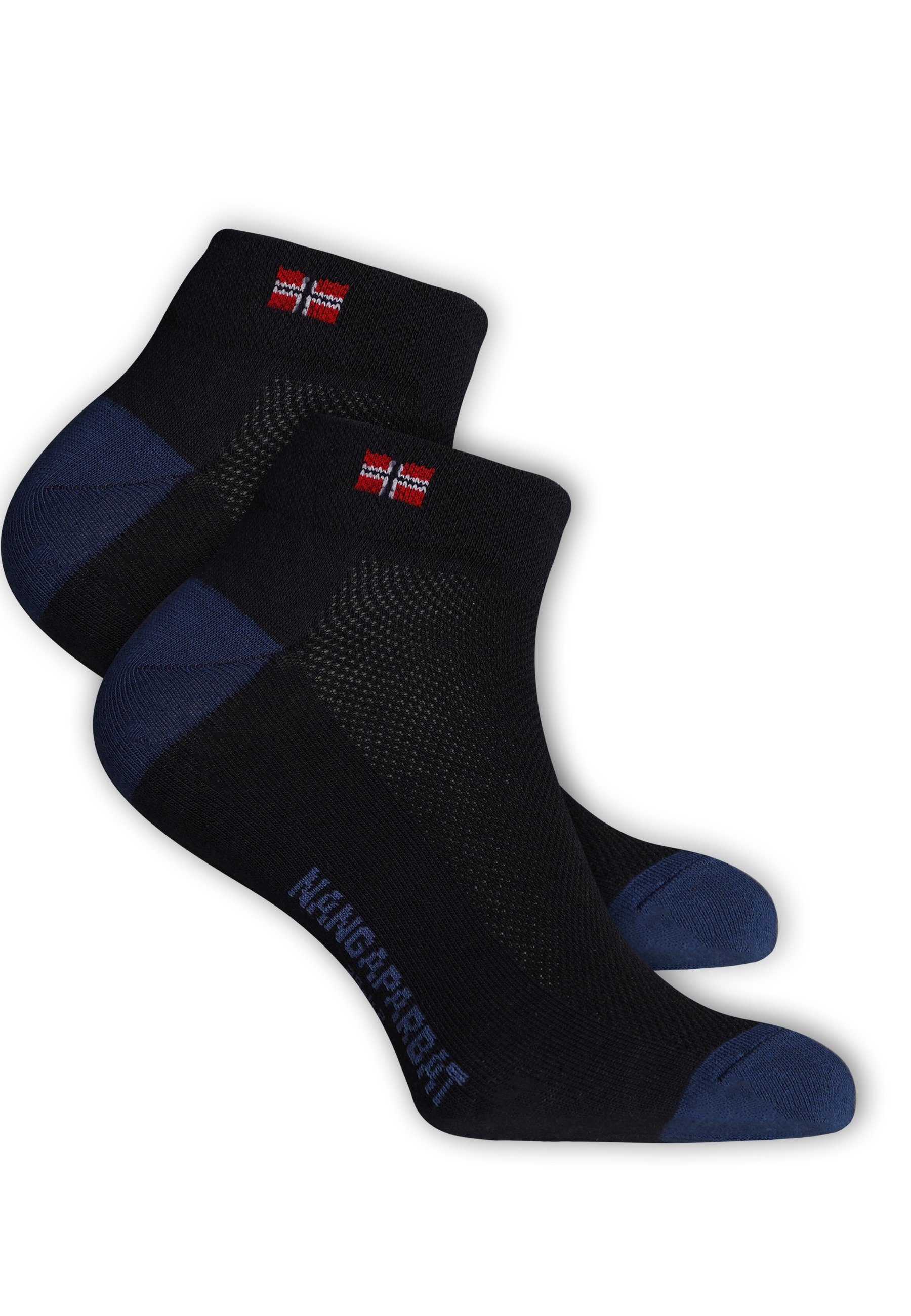 NANGAPARBAT Socken mit komfortabler Trittdämpfung blau