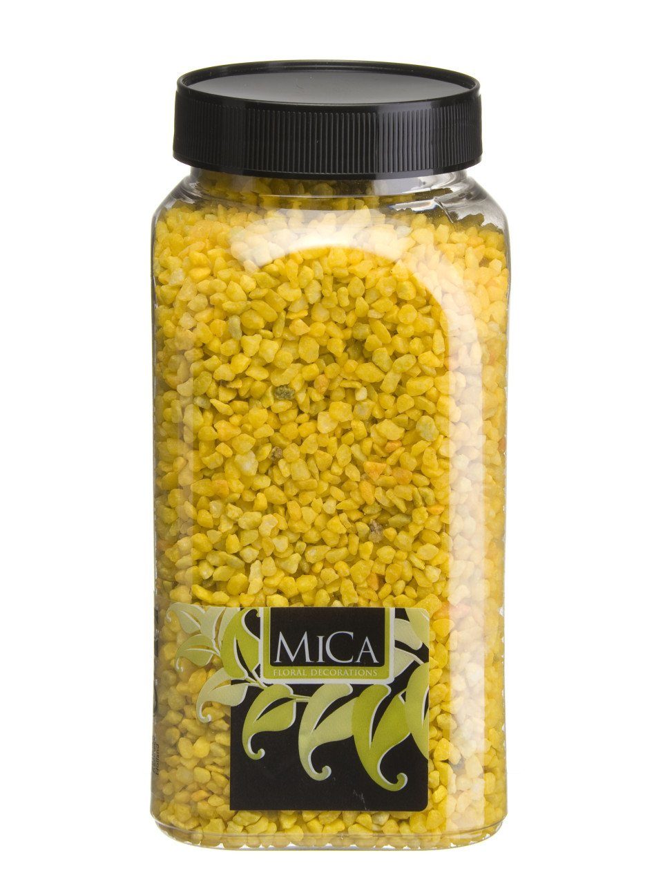 Dekosteine Mica Decorations Dekoration Granulat gelb 650 ml 1