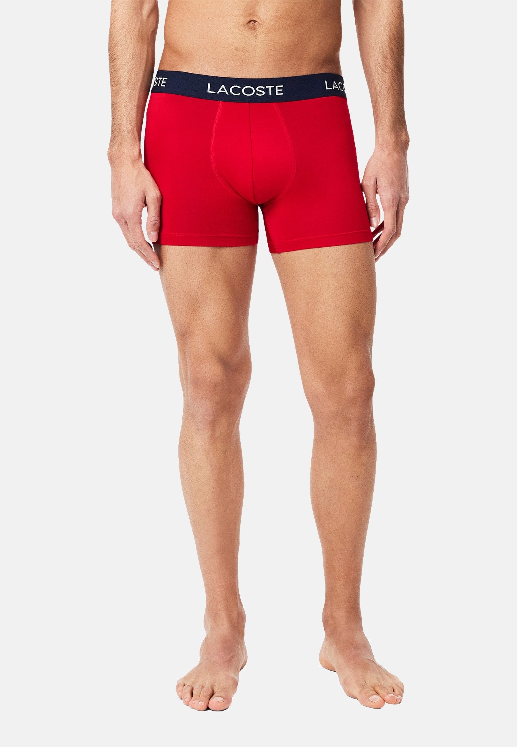 Lacoste Boxershorts Boxershorts Unterhosen 3-Pack (3-St)