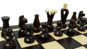 Holzprodukte Spiel, Schach Schachspiel + Dame 35 x 35 cm SET Holz NEU