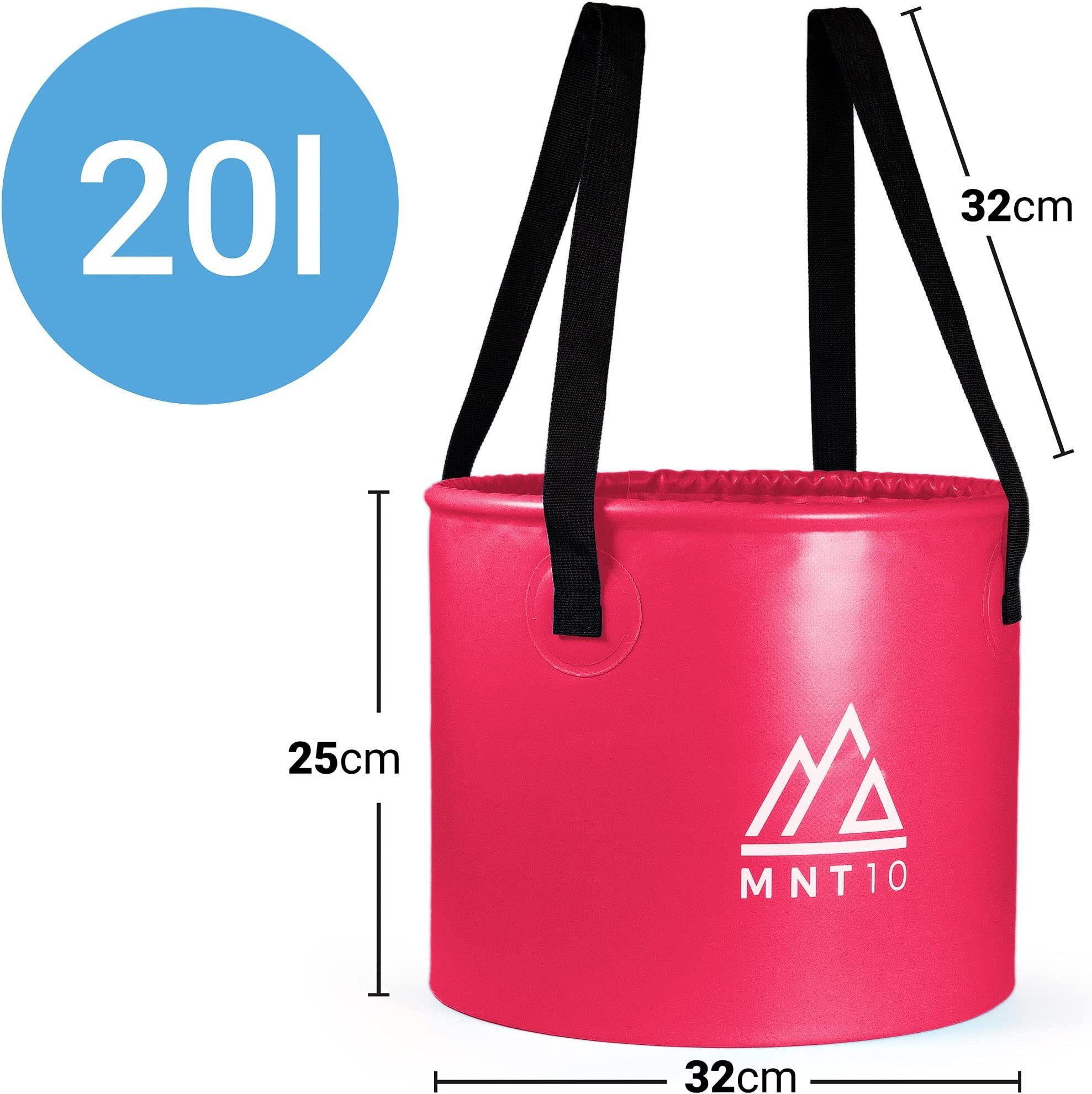 oder 20L Faltschüssel, als Falteimer Schüssel Camping in Pink Als MNT10 Spülwanne Eimer Faltbarer 20L oder I Spülschüssel, Outdoor 15L