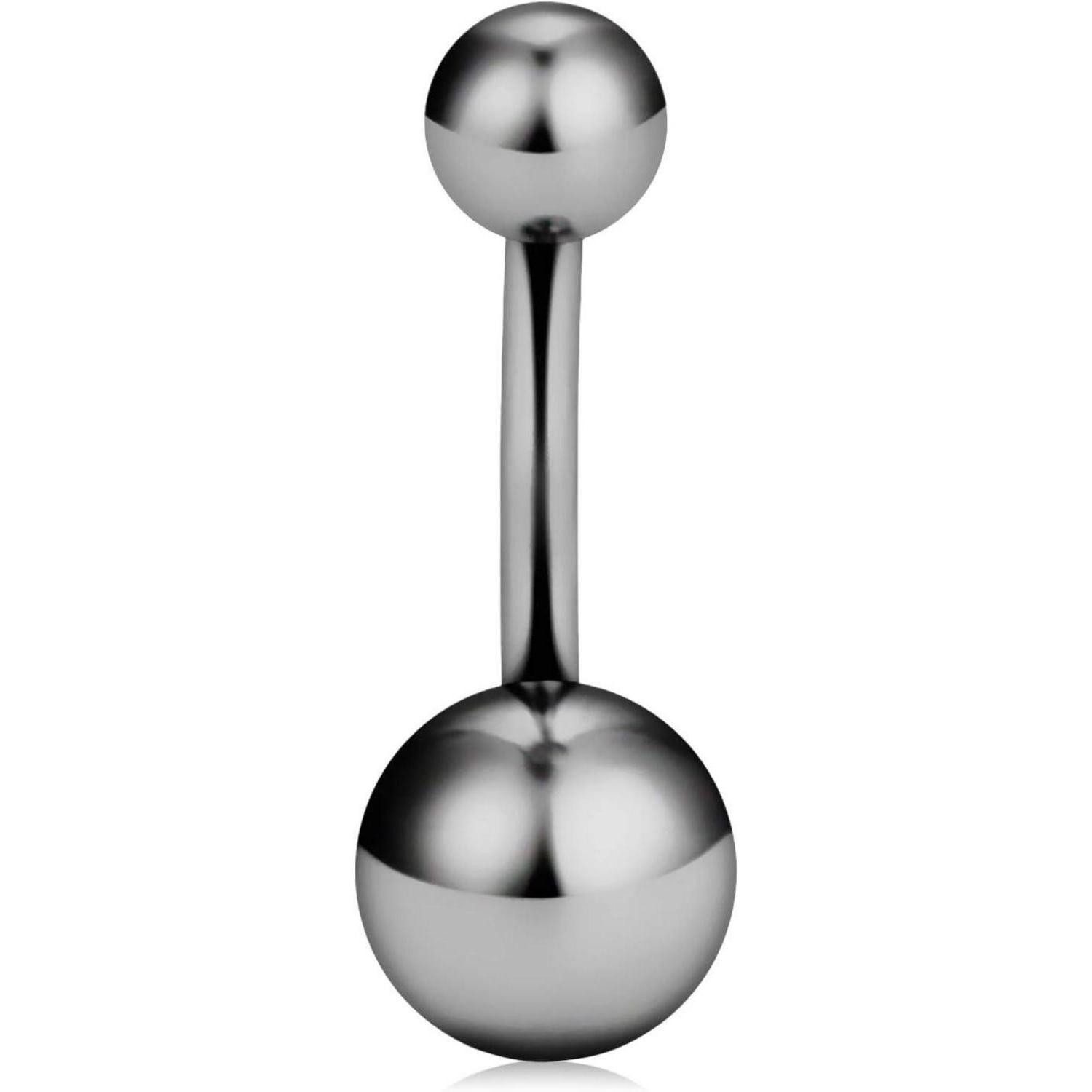 CIZME Bauchnabelpiercing Titan Bauchnabelpiercing 10mm Kristall Diamante Piercing hypoallergen