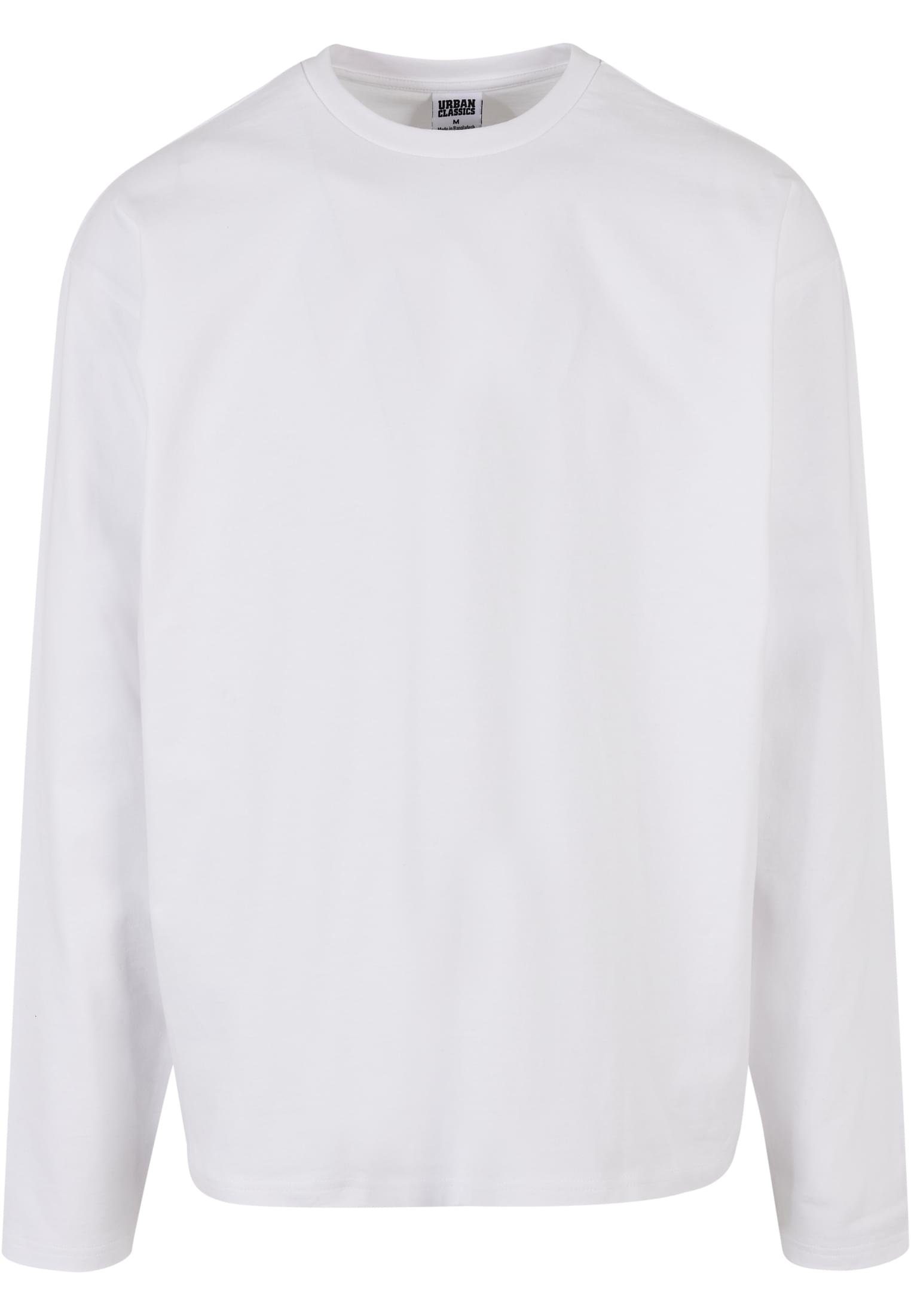 URBAN CLASSICS T-Shirt Herren Ultra Heavy Oversized Longsleeve (1-tlg) white