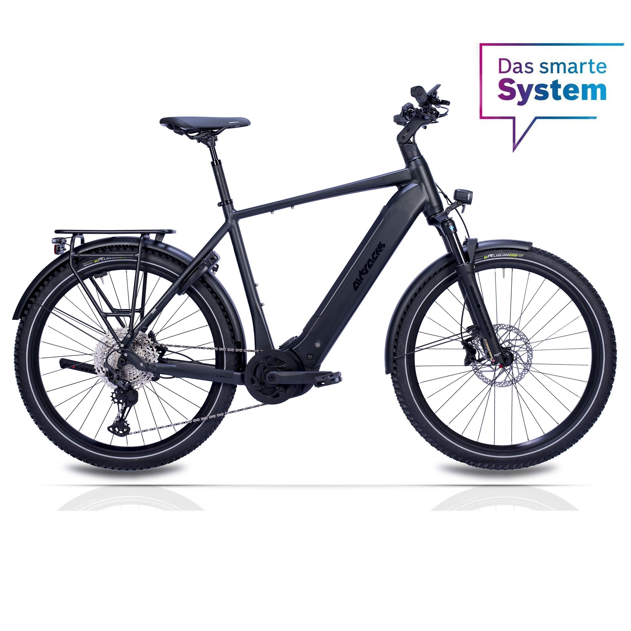 Airtracks E-Bike Trekkingrad 27,5" Herren E-BIKE SUV TERRA CX1 BOSCH PERFORMANCE LINE PX (Smart), 12 Gang Shimano Deore XT RD-M8100 Schaltwerk, Kettenschaltung, Mittelmotor, 800 Wh, (Akku BOSCH POWERTUBE 800Wh Smart System), Display INTUVIA 100, Größen - 52cm 56cm 60cm - Mod. 2026
