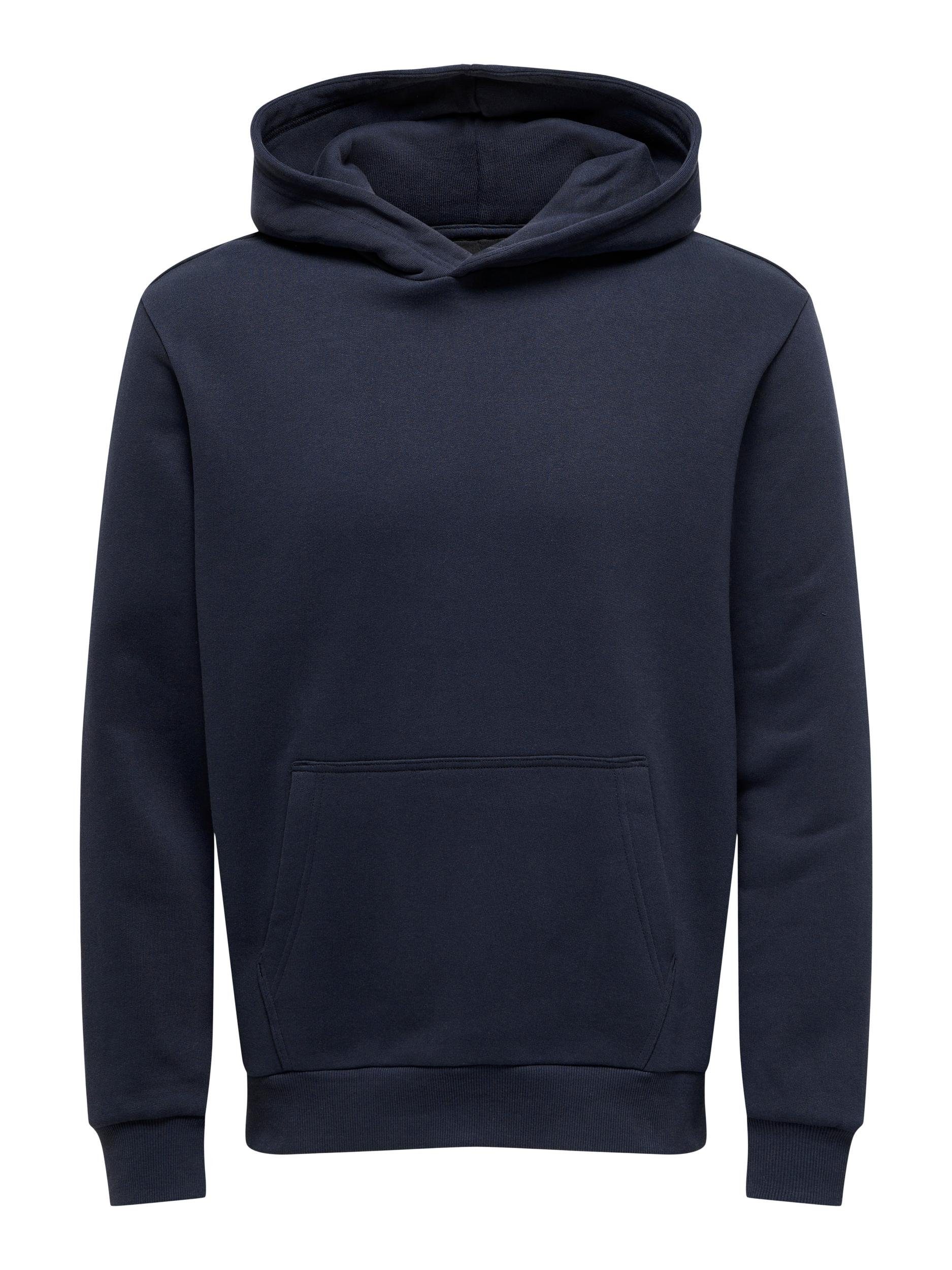 ONLY & SONS Kapuzensweatshirt ONSDAN LIFE RLX HEAVY SWEAT HOODIE NOOS dark navy