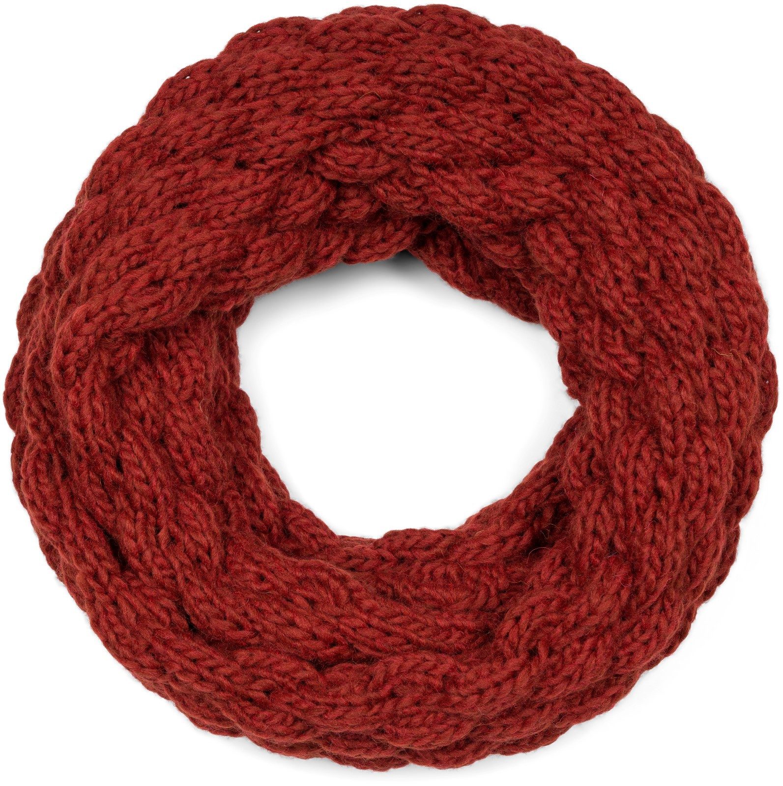 styleBREAKER Strickschal Strick Loop mit Bubblemuster, (1-St)