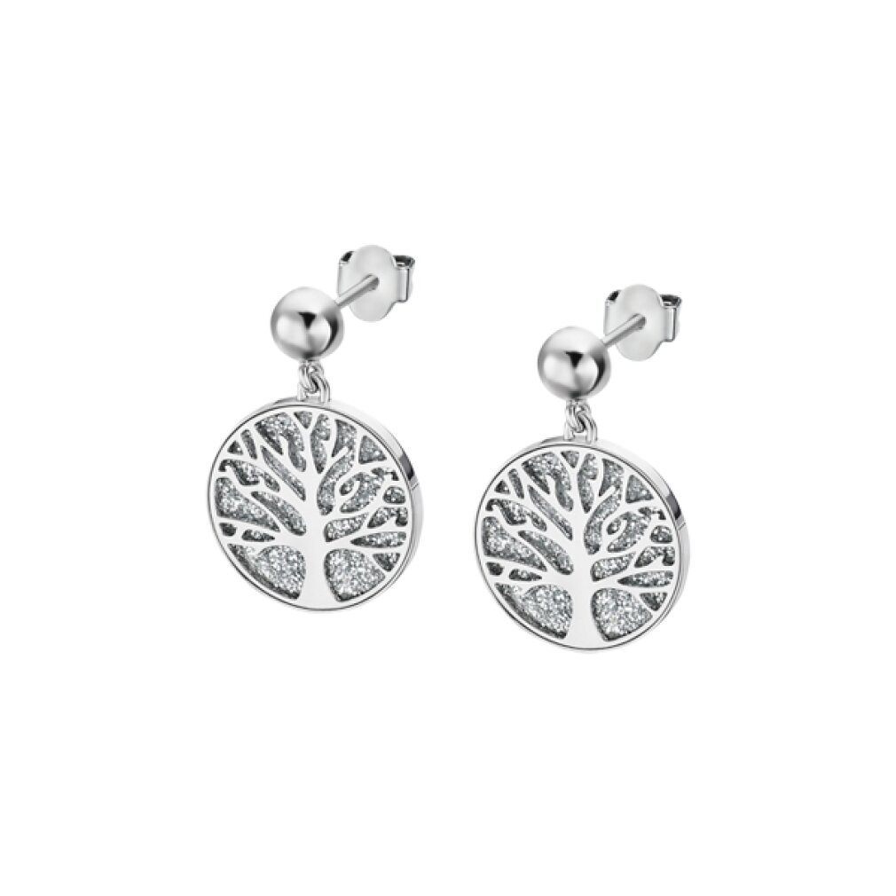 Paar Ohrstecker Stylish steel earrings tree of life Rainbow LS2225-4 / 1