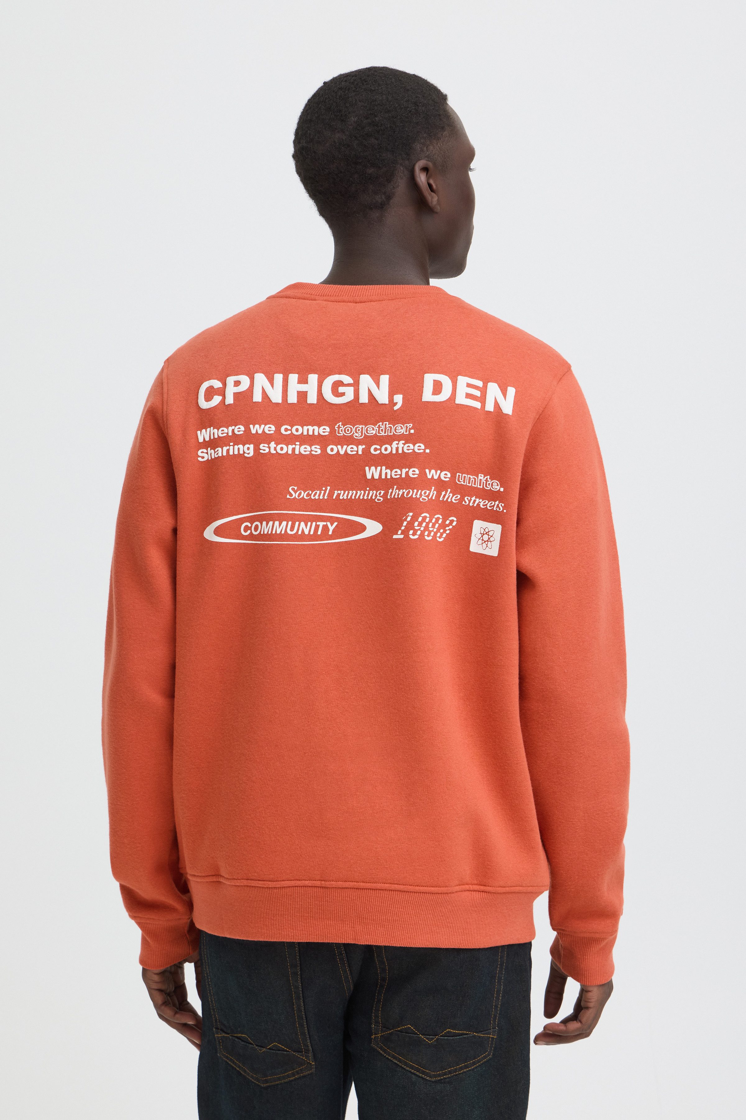 Blend Sweatshirt BHKEYAN GRAPHIC CREW SWEAT Baumwollmischung, regular fit – Bild 2 von 5