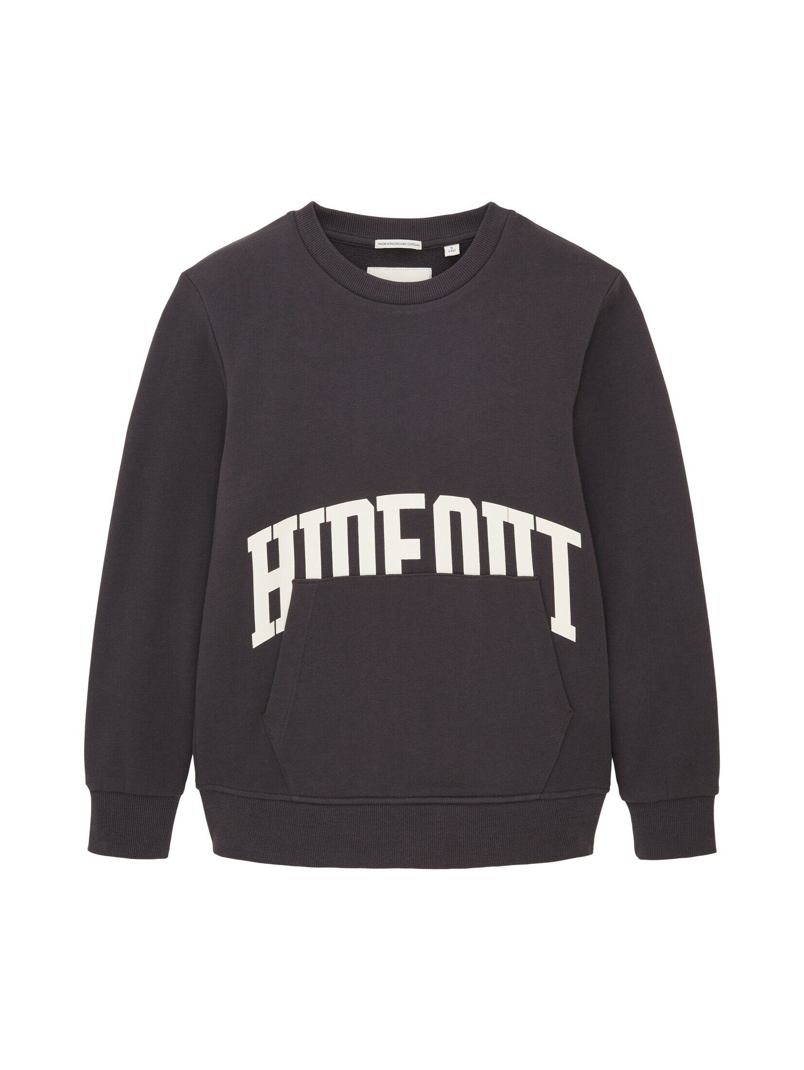 Sweatshirt Sweatshirt mit Textprint