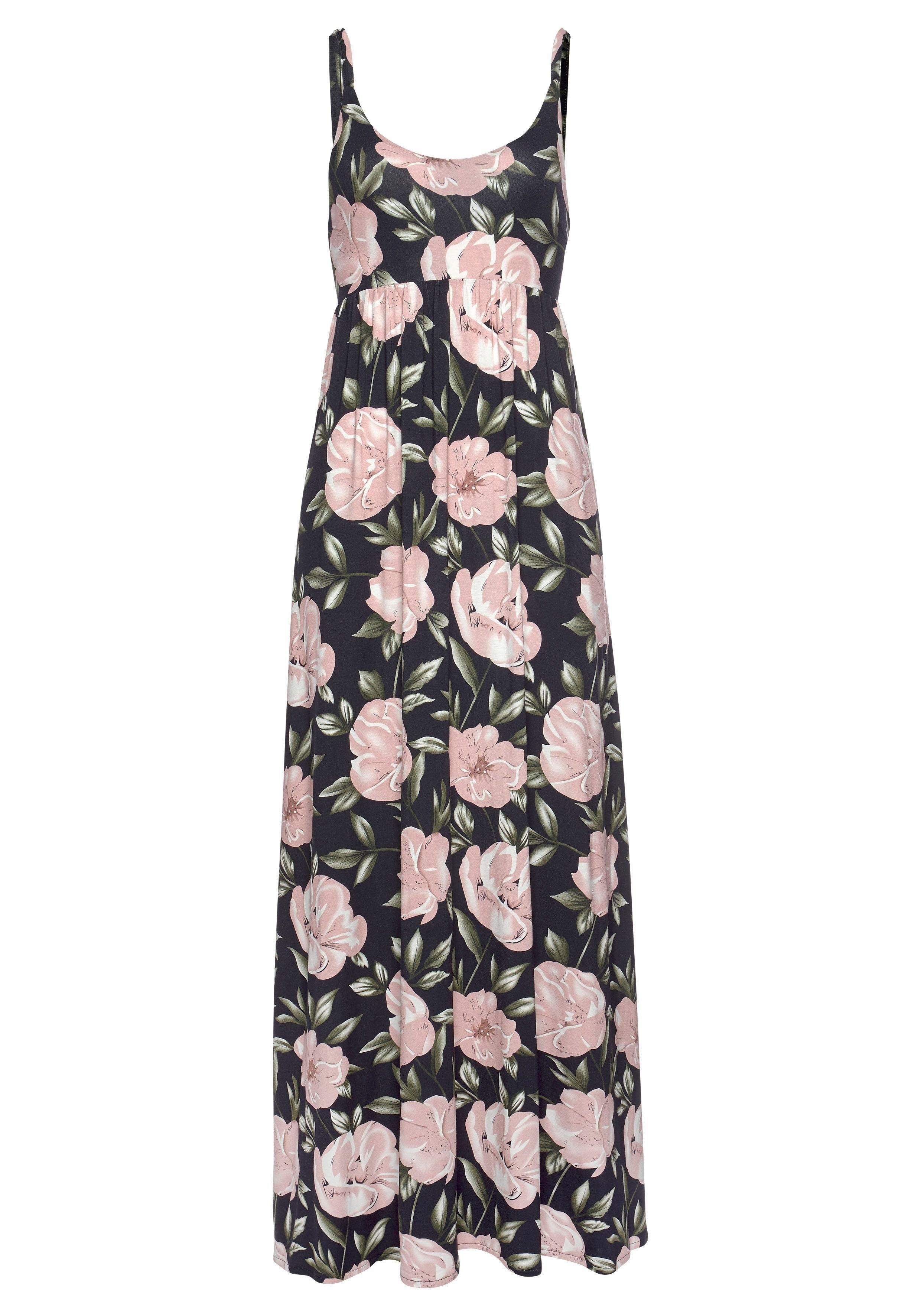 s.Oliver Maxikleid mit tiefem Rückenausschnitt, Sommerkleid günstig online kaufen