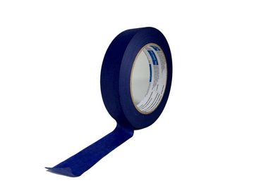 BlueDolphin Kreppband Malerband Abklebeband Malerkrepp Kreppband Klebeband 25 mm (1er, 0-St., 1 Malerband) Rückstandsfrei entfernbar, UV-beständig, Verhindert Unterlaufen