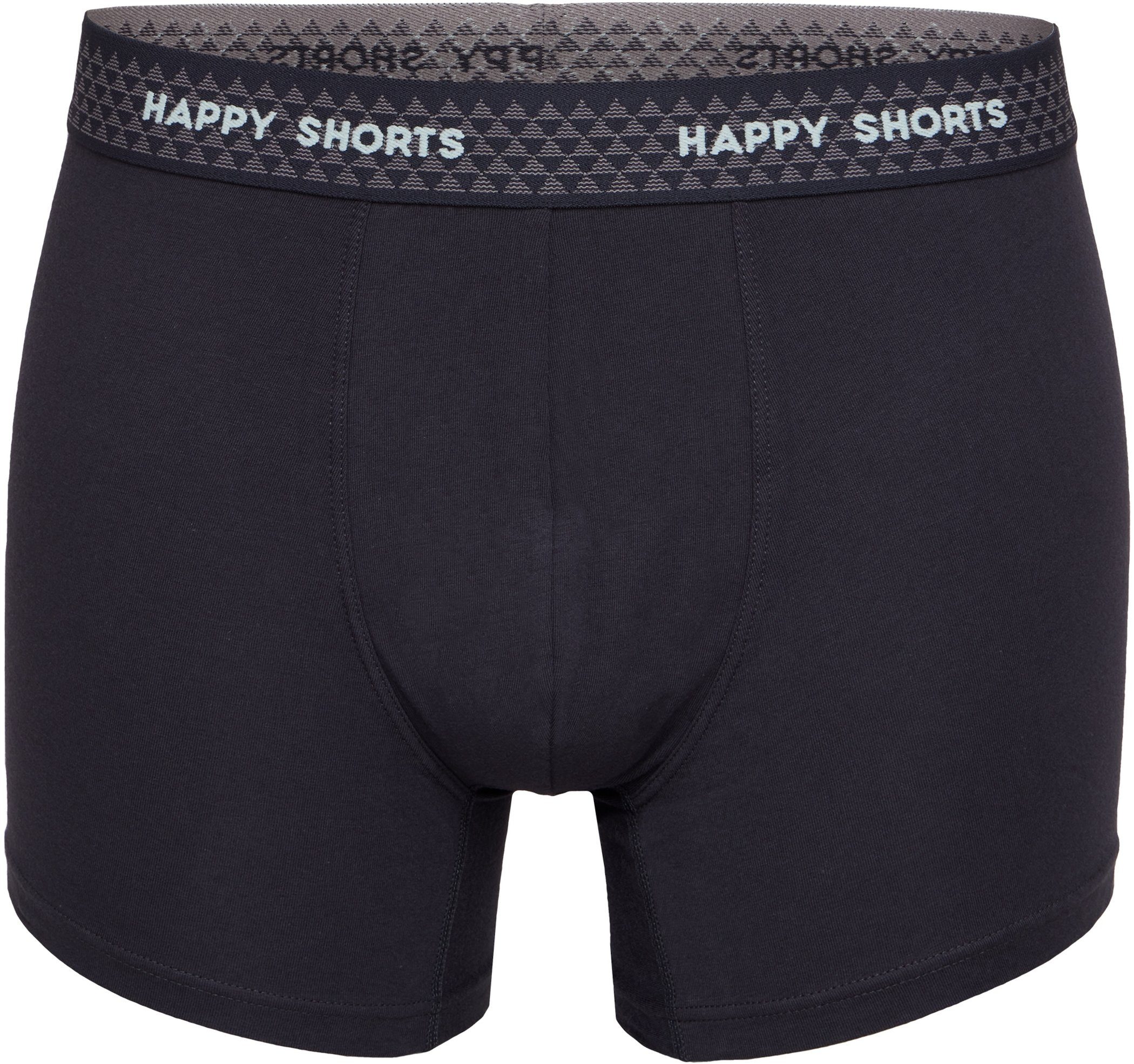 (1-St) Herren SHORTS Dreiecke Jersey Minze HAPPY 2 Boxershorts Trunk Shorts Happy Pant Trunk