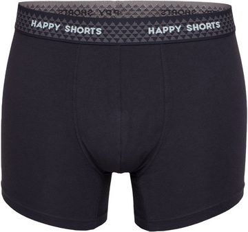HAPPY SHORTS Trunk 2 Happy Shorts Jersey Trunk Herren Boxershorts Pant Minze Dreiecke (1-St)