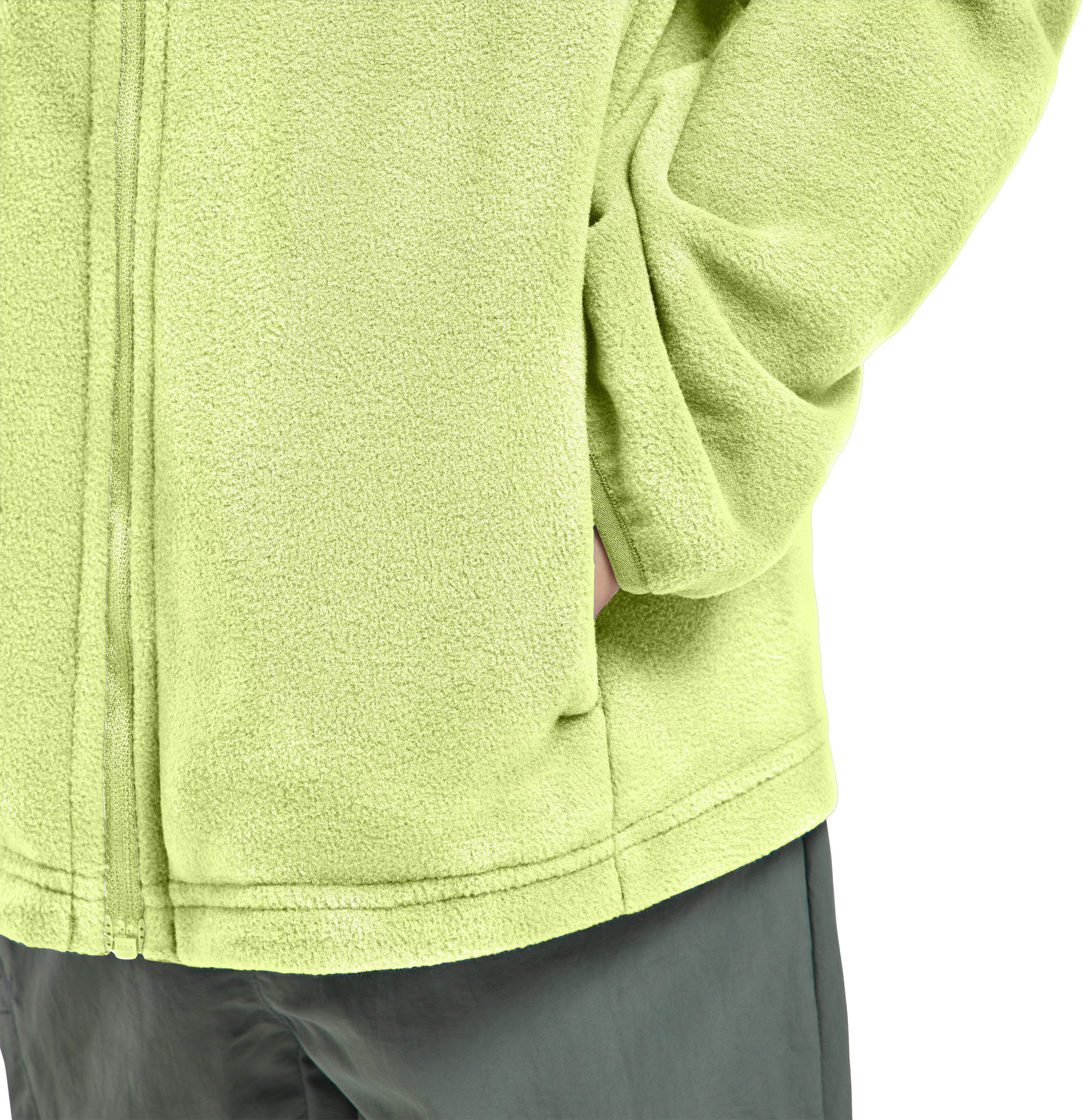 Jack Wolfskin Fleecejacke TAUNUS JACKET K Winddicht, wärmend, atmungsaktiv, Übergangsjacke, für Kinder