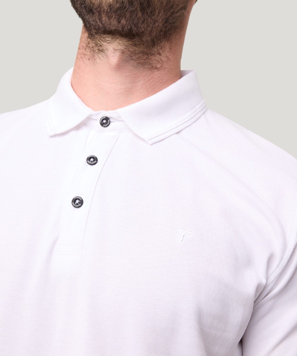 Pioneer Authentic Jeans Poloshirt mit Logostickerei