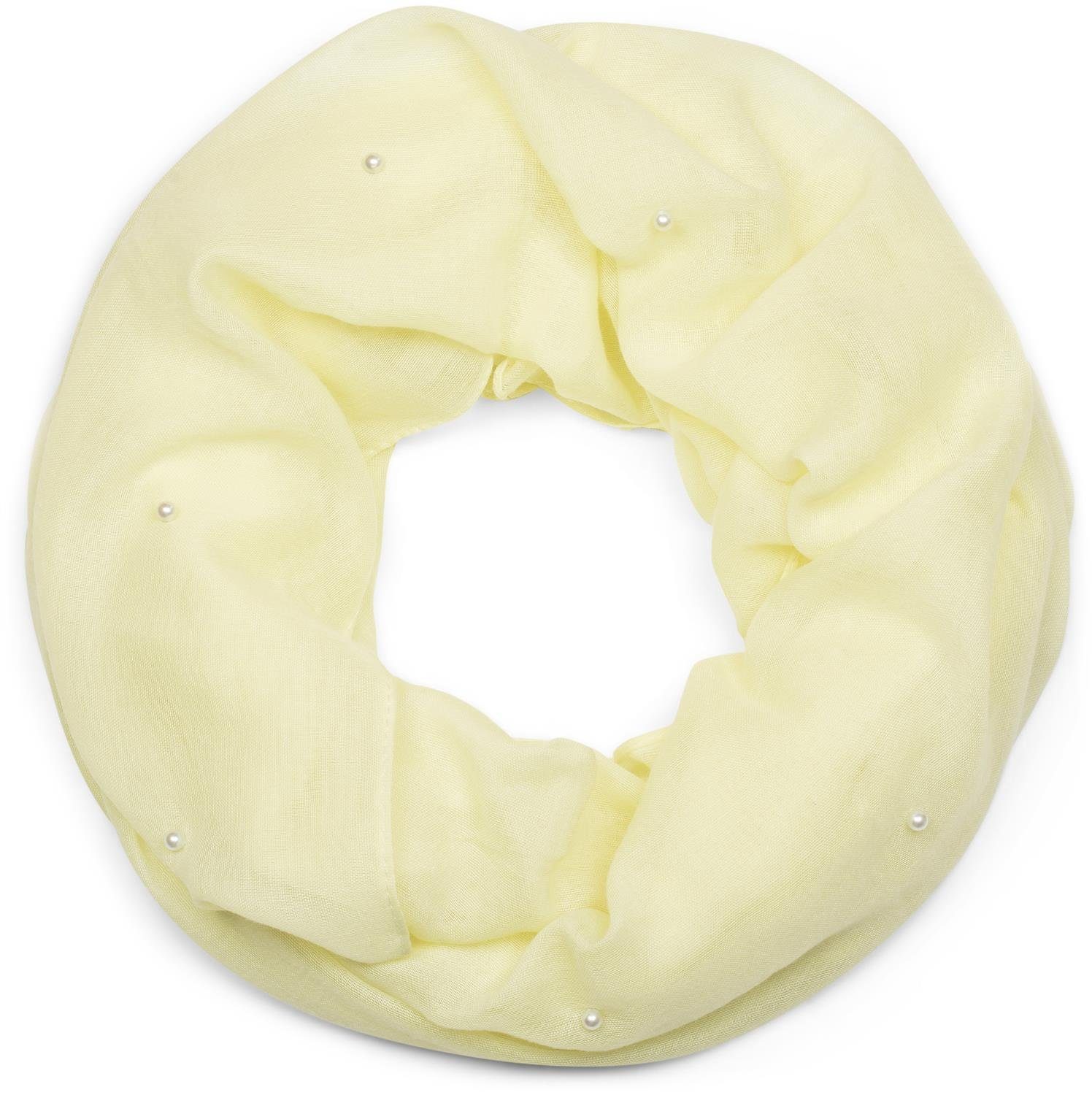 Loop Loop Schal mit Perlen Applikation