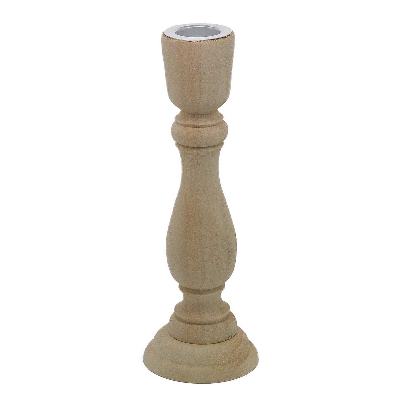 maDDma Kerzenständer 1 Kerzenhalter zum selbst gestalten aus Holz, 165 x 57 mm 22 mm