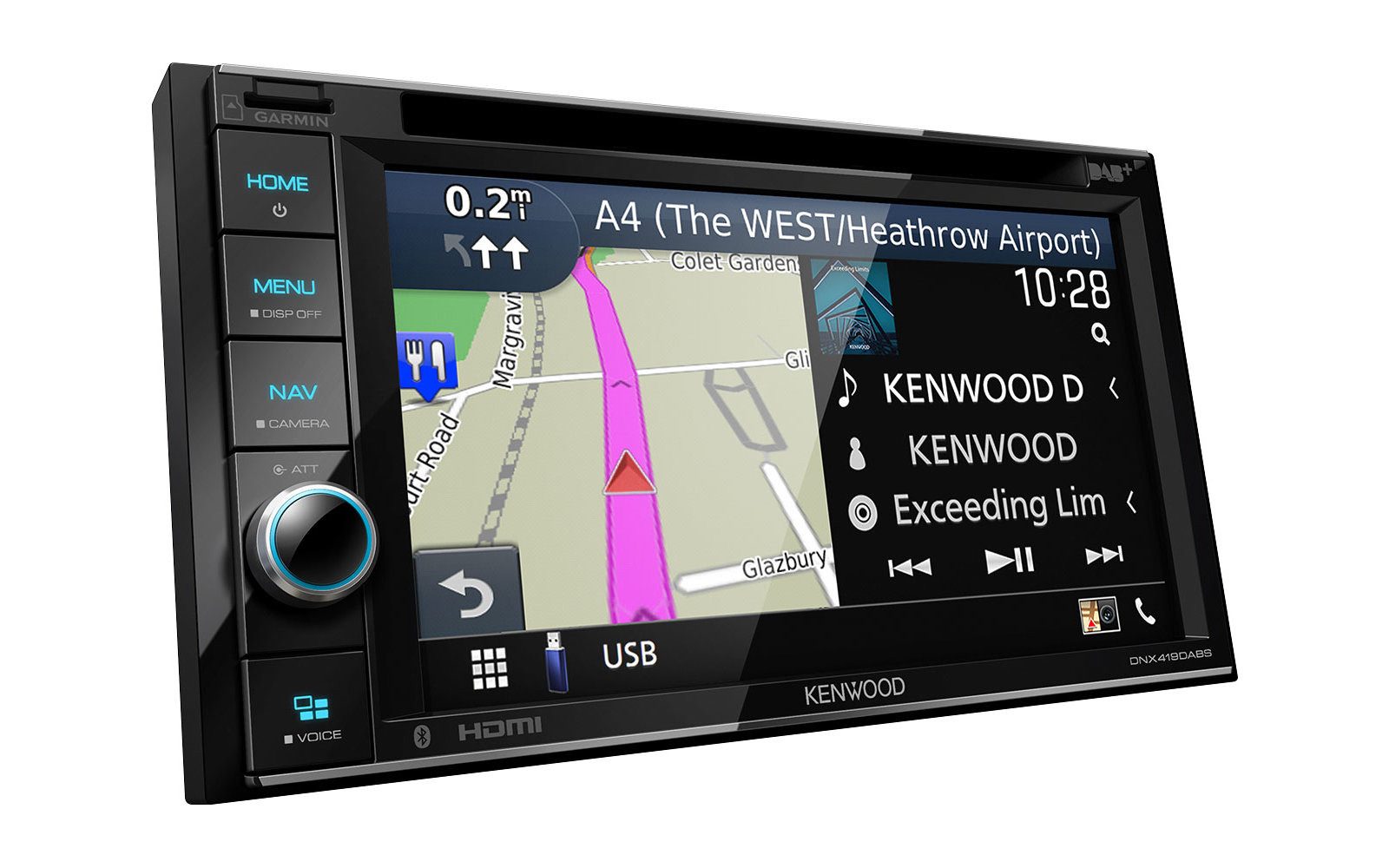 KENWOOD DNX419DABS 2DIN NAVI Autoradio (RDS, AM/FM Radio, Animiertes ...