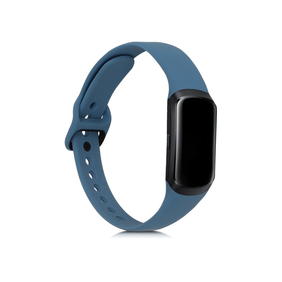 kwmobile 2x Uhrenarmband für Samsung Galaxy Fit (SM-R370) Armband Smartwatch, 2-tlg., Fitnesstracker Band Set aus TPU Silikon - Ersatzarmband Smartwatch