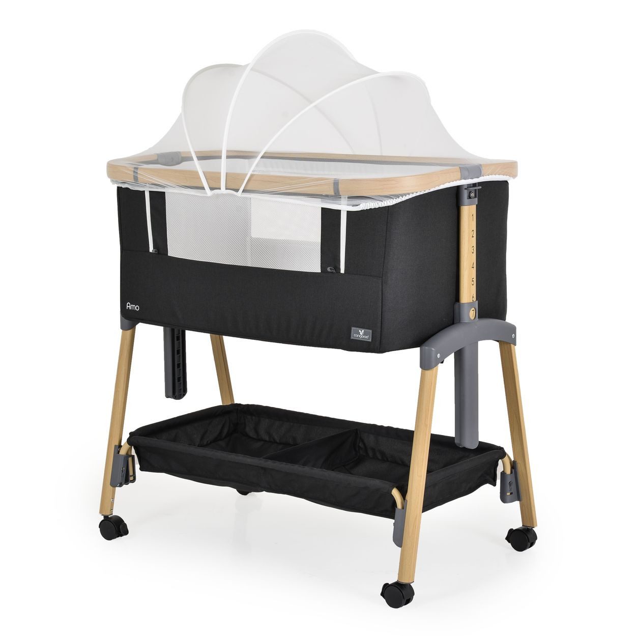 Cangaroo Komplettbett Beistellbett Amo Matratze, höhenverstellbar, günstig online kaufen