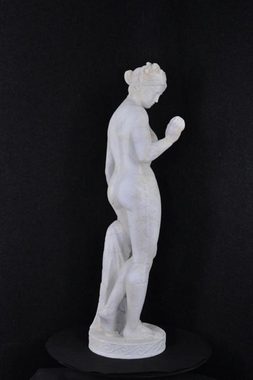 JVmoebel Skulptur Antik Marmor Stil Statue Eva mit Apfel XXL Figur Statuen PG0346