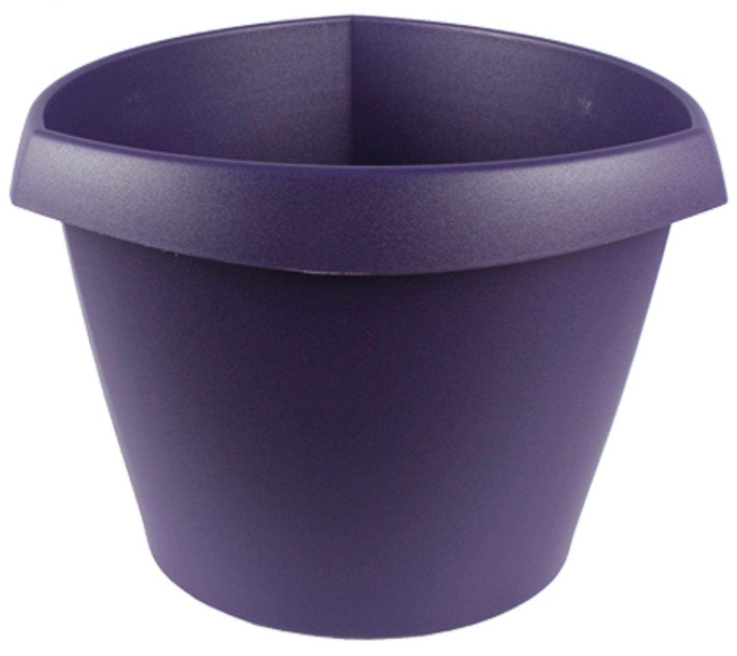 Centi Pflanzkübel TRIGON Ø40 cm (1er-Set), Lila Blumentopf, 29 cm hoch