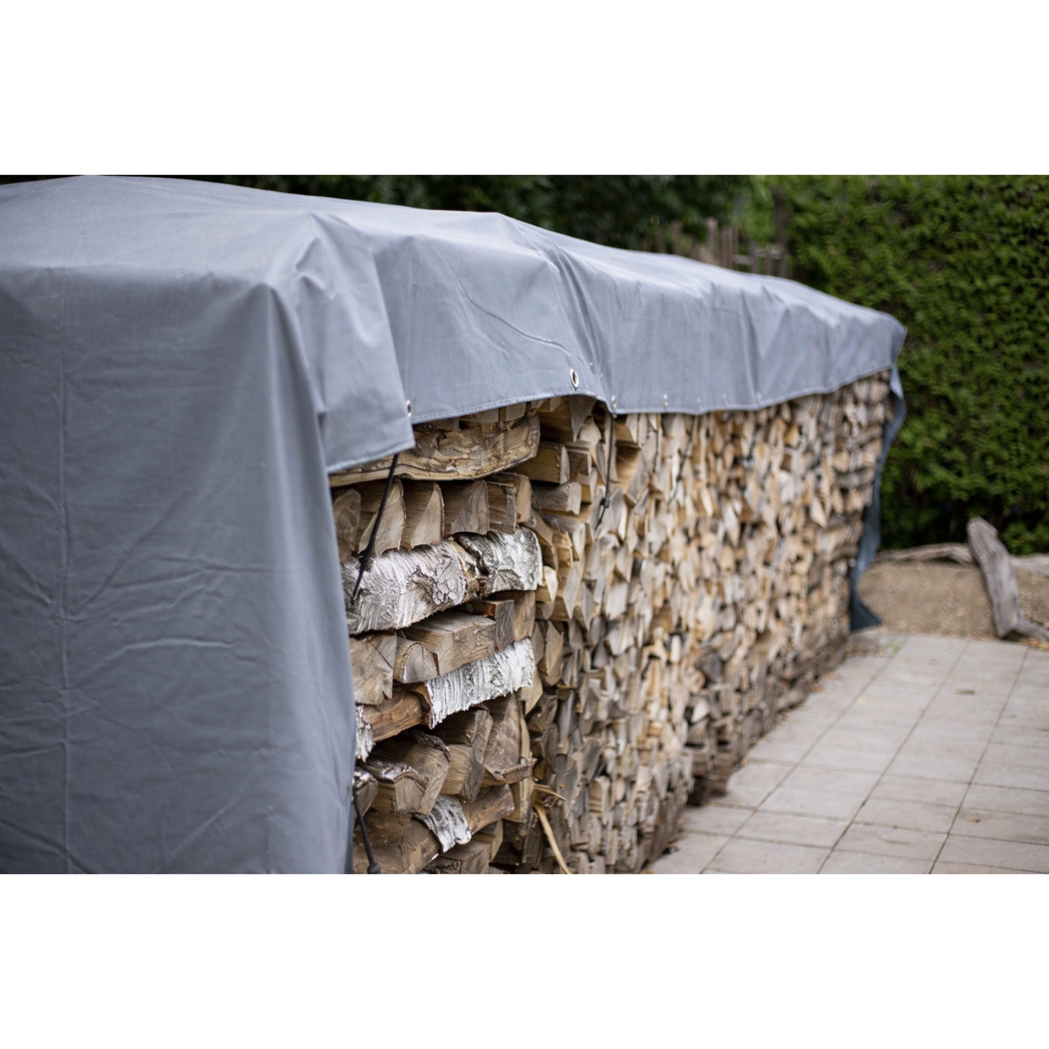 Zill Schutzplane PVC Abdeckplane Grau 650 g, m² LKW Plane wasserdicht Ösen, Abdeckplane, Plane, Schutzplane, Gartenplane