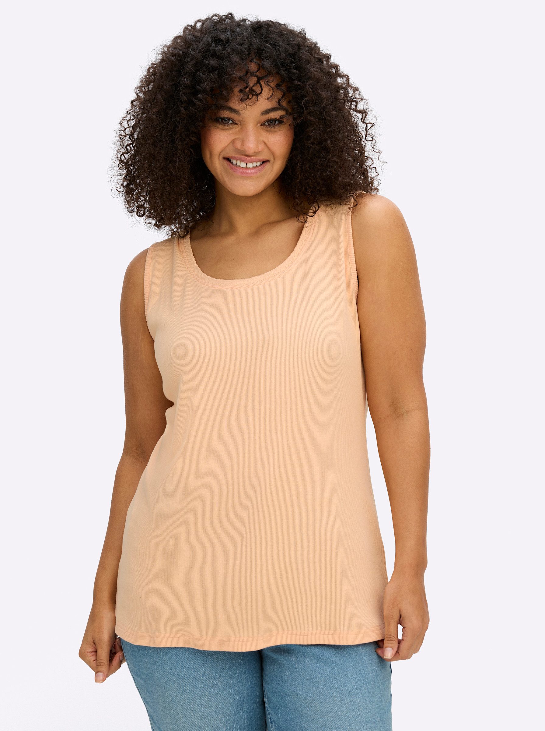 Sheego Shirttop Shirttop Ärmellos