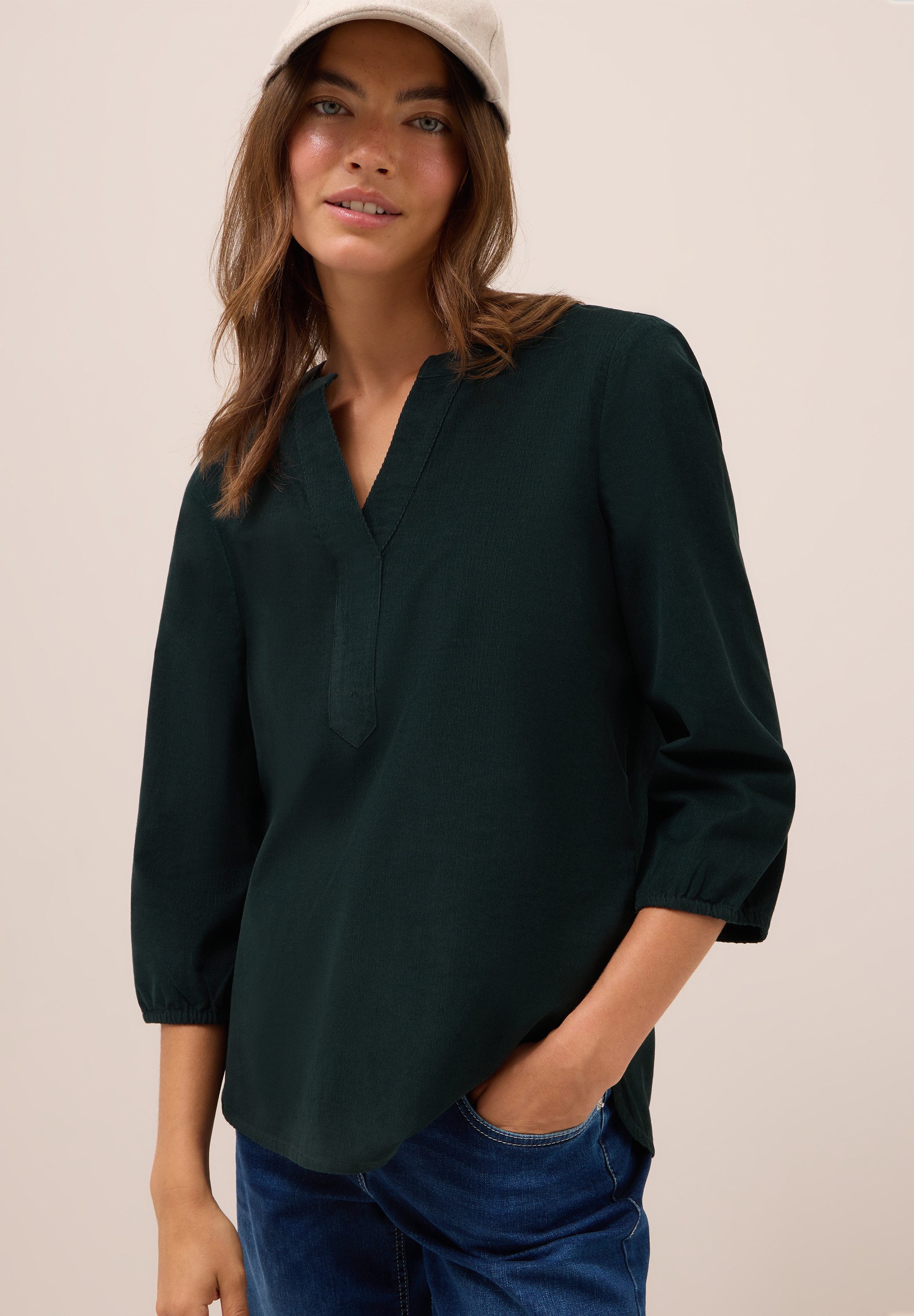 CECIL Schlupfbluse in softer Cordstruktur aus günstig online kaufen