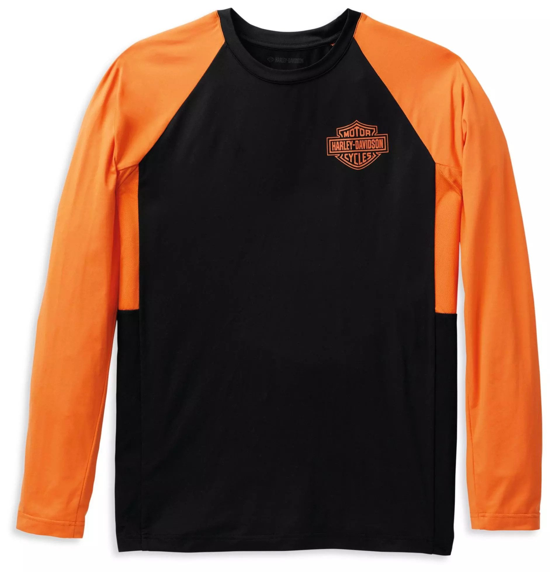 HARLEY-DAVIDSON Sweater Longsleeve Performance Bar & Shield Biker Pullover Motorrad Sweater