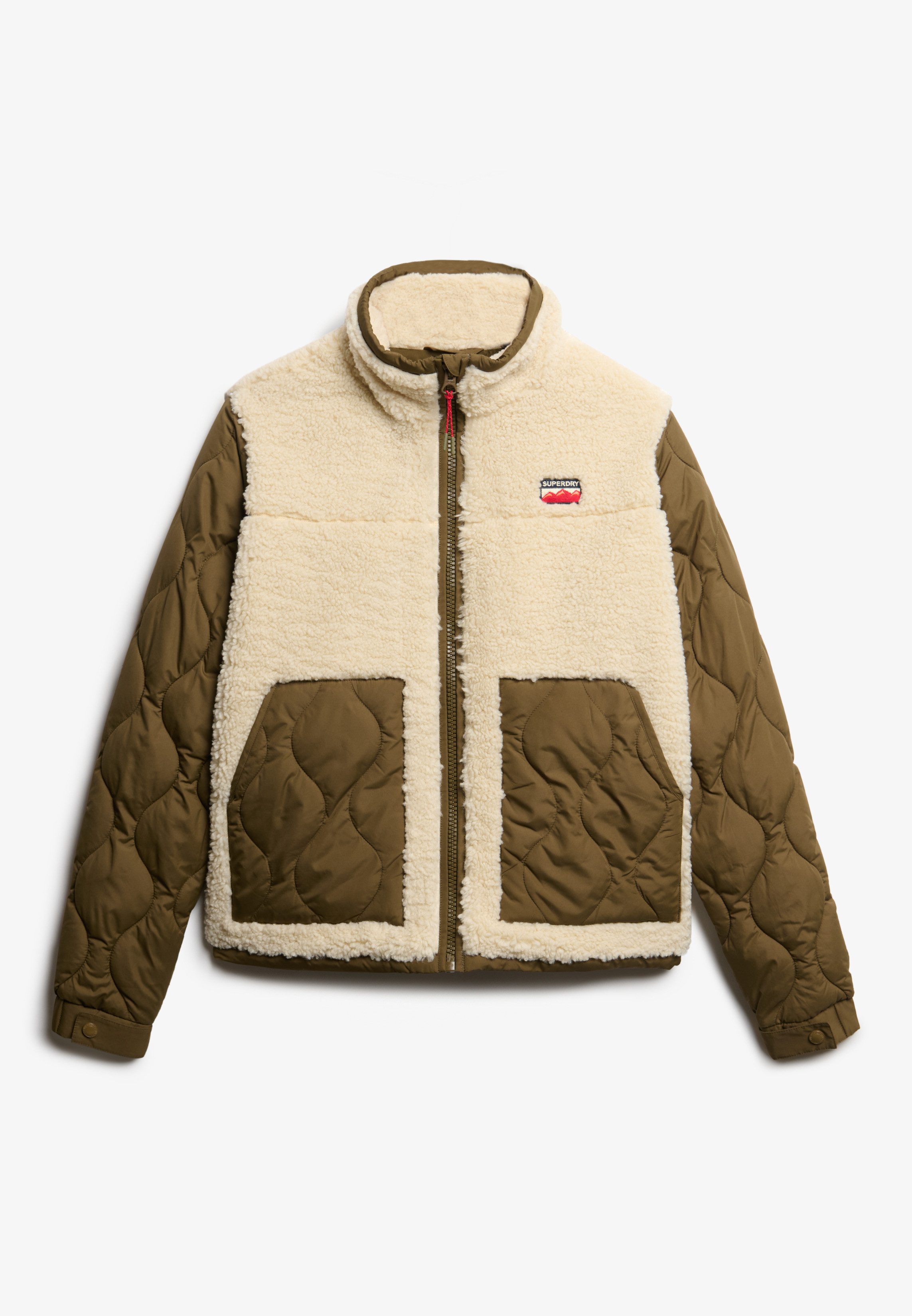 Superdry Parka FLEECE HYBRID JACKET