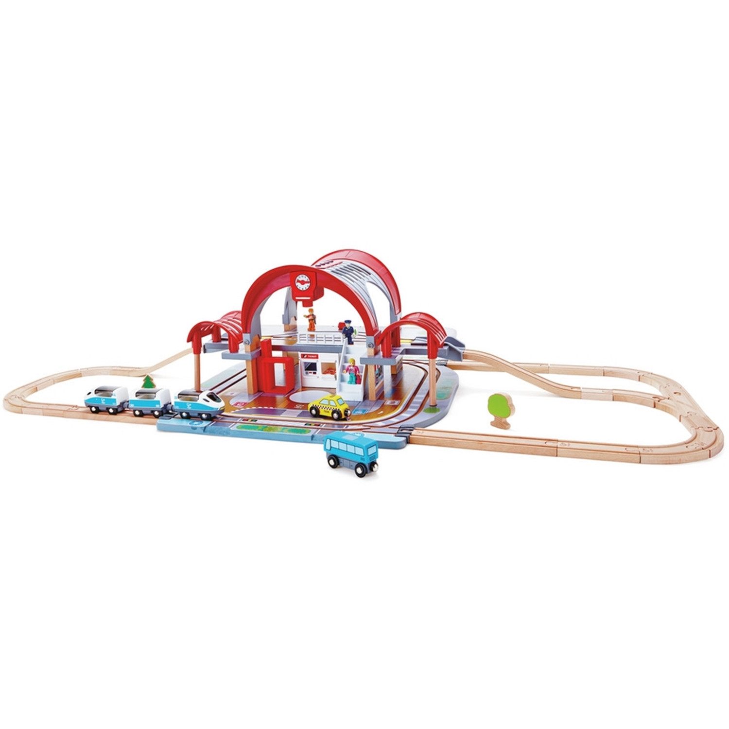 Hape Spielzeug-Eisenbahn E3725 Großstadtbahnhof günstig online kaufen