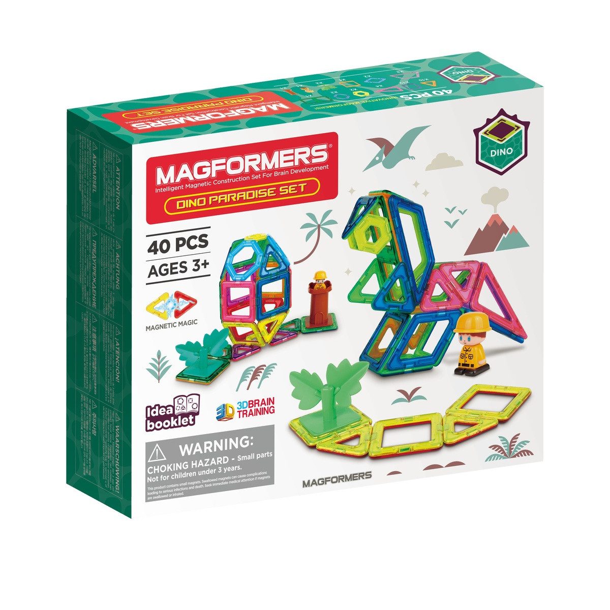 MAGFORMERS Styropor-Teil MAGFORMERS Dino Paradise Set