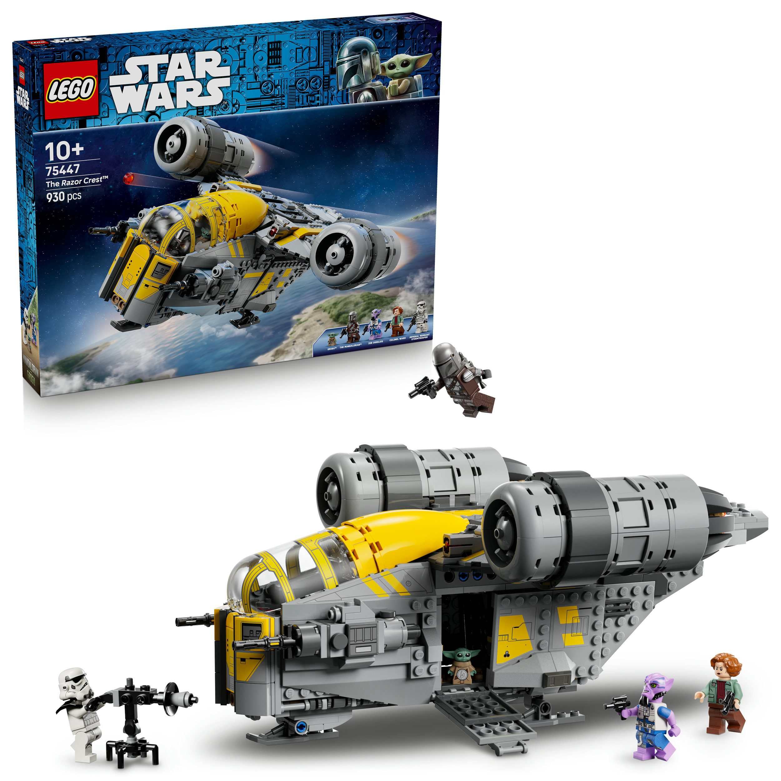 LEGO® Razor Crest (75447), LEGO Star Wars™ Konstruktionsspielsteine, (930 St)